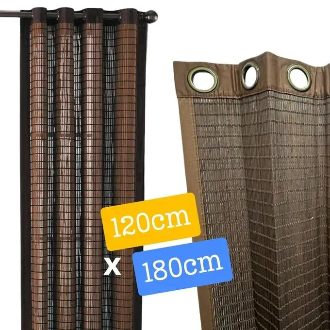 Rideau Bambou 120x180cm - Store Séparation Marron foncé