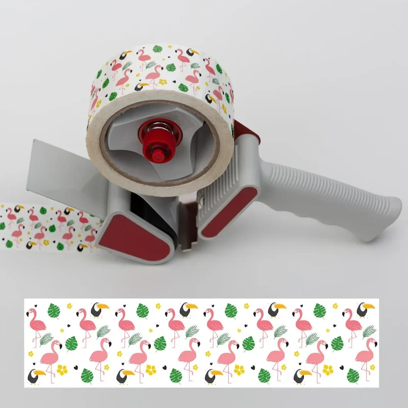 Ruban Décoratif BOSS TAPE Flamingo 45mm x 25m - Emballage Tropical