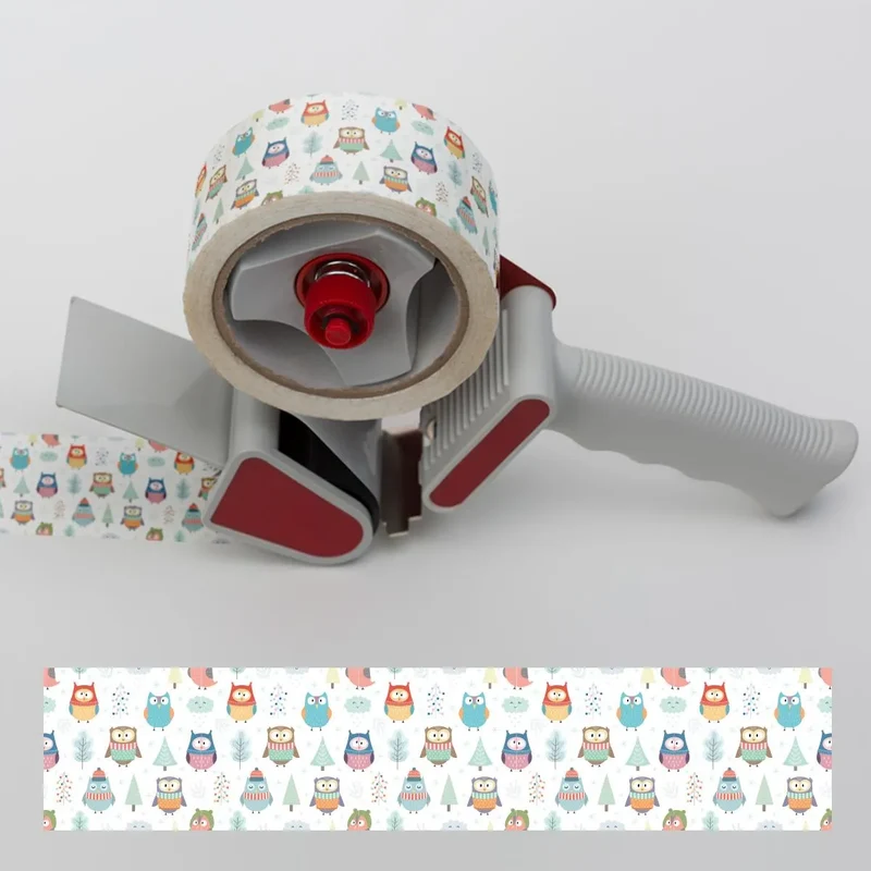 Ruban Décoratif BOSS TAPE Hibou 45mm x 25m - Emballage Créatif