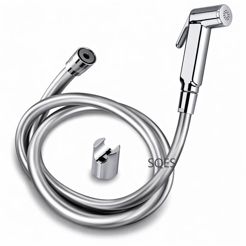 Kit Douchette Toilette Chromée SOPAL avec Shut Off et Support Mural