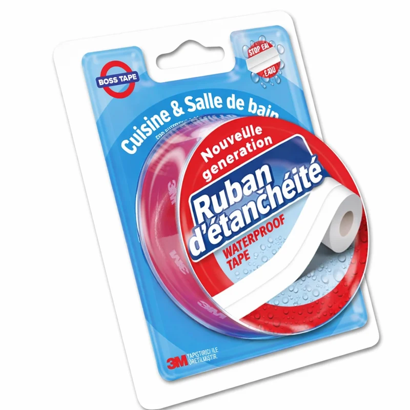 Ruban Calfeutrage BOSS TAPE Blanc 3M - Joint Étanche