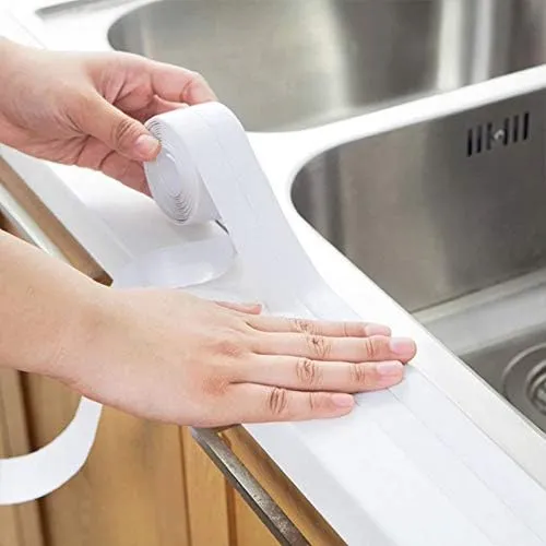 Ruban Calfeutrage BOSS TAPE Blanc - Joint Étanche Cuisine et Salle de Bain
