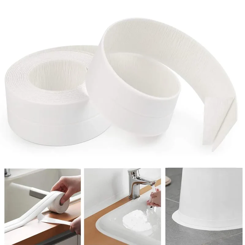 Ruban Calfeutrage BOSS TAPE Blanc - Joint Étanche Cuisine et Salle de Bain