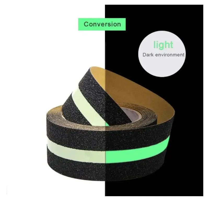 Ruban Antidérapant BOSS TAPE Noir 50mm x 5m - Bande Réfléchissante Fluorescente