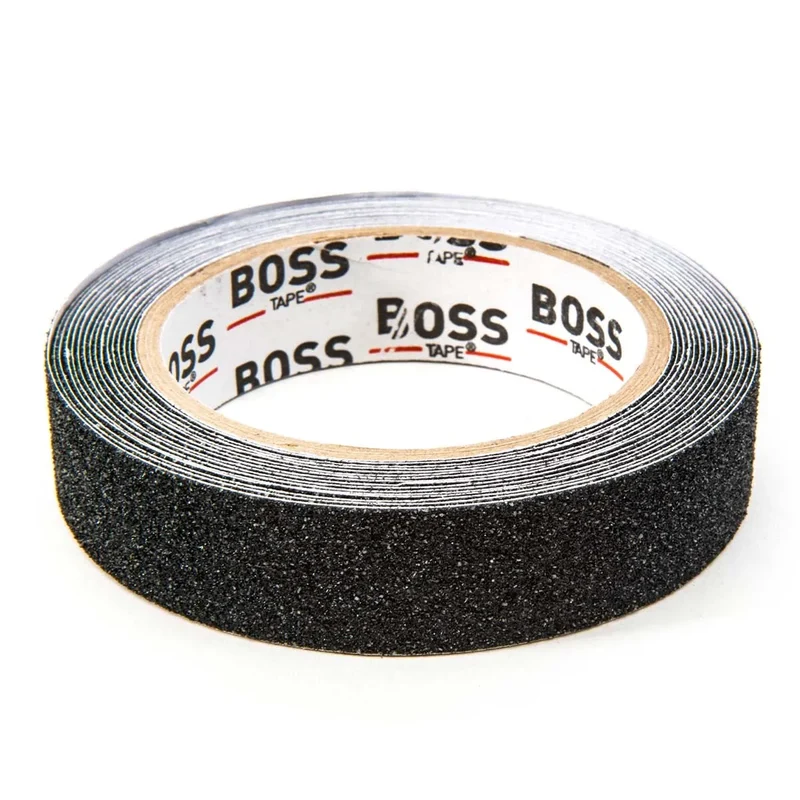 Ruban Antidérapant BOSS TAPE Noir 25mm x 5m – Sécurité Escaliers