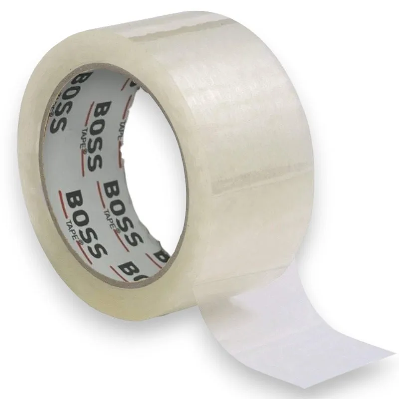 Ruban Emballage BOSS TAPE Transparent – Hot-Melt Résistant