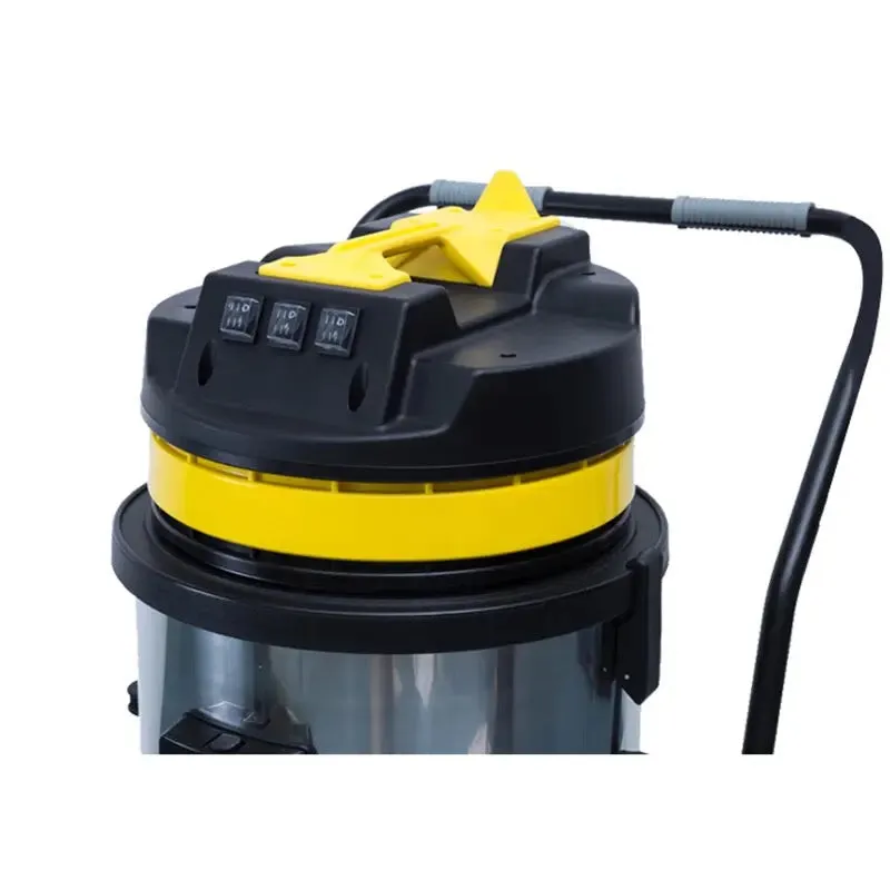 Aspirateur Eau Et Poussière Professionnel 80L 3000W Cuve Inox 3 Moteurs
