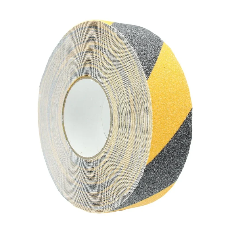 Bande Antidérapante BOSS TAPE Noir et Jaune - Sécurité Escaliers et Sols 25mm / 50mm x 5m