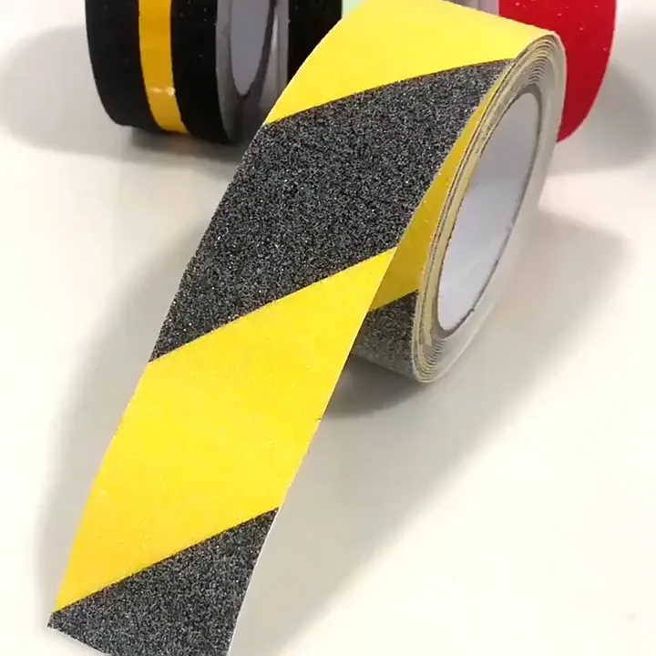 Bande Antidérapante BOSS TAPE Noir et Jaune - Sécurité Escaliers et Sols 25mm / 50mm x 5m