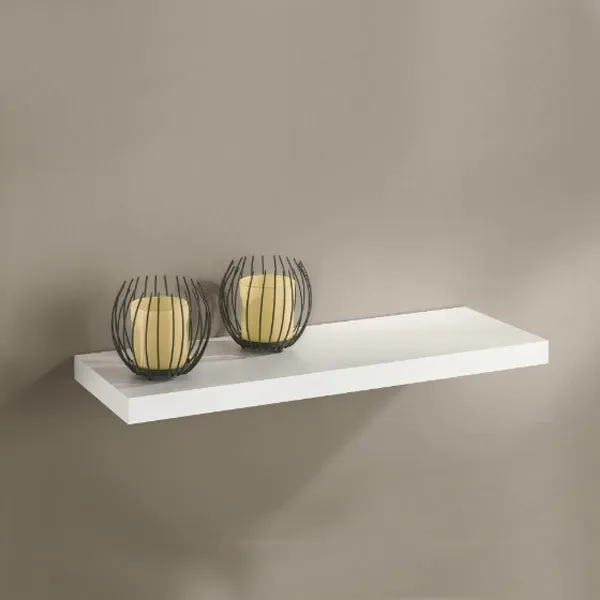 Étagère Murale à fixations invisibles - Tablette flottante BLANC