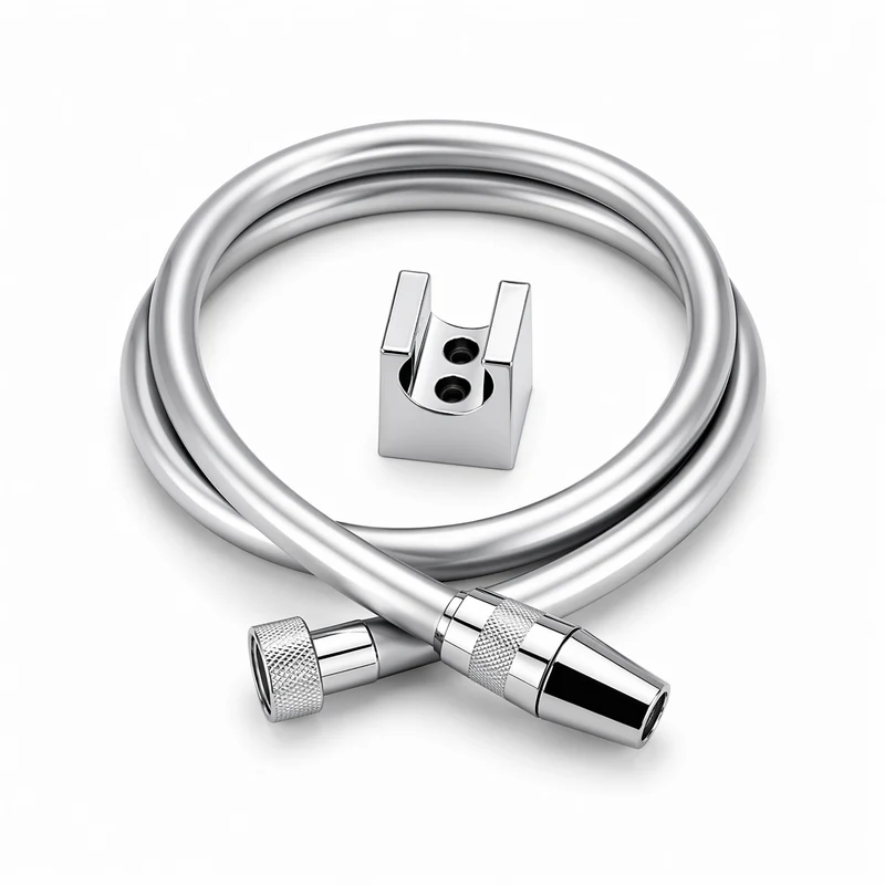 Flexible de Toilette SOPAL ZARZIS Gris Argent 1m — Garantie 5 Ans