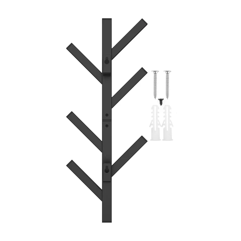 Porte Manteau Mural - Métal Branche