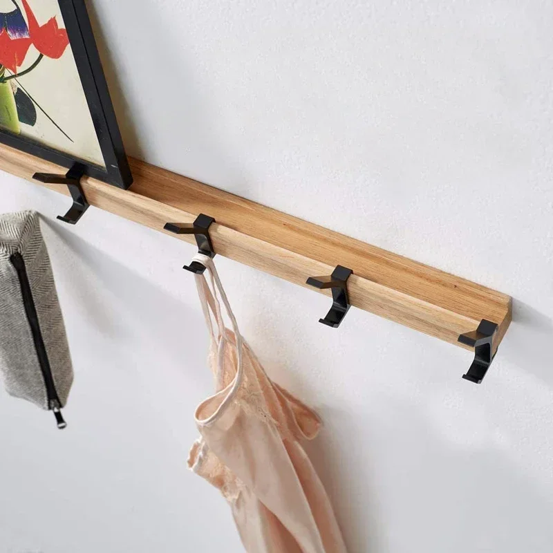 Porte Manteau Mural - Bois et Alu