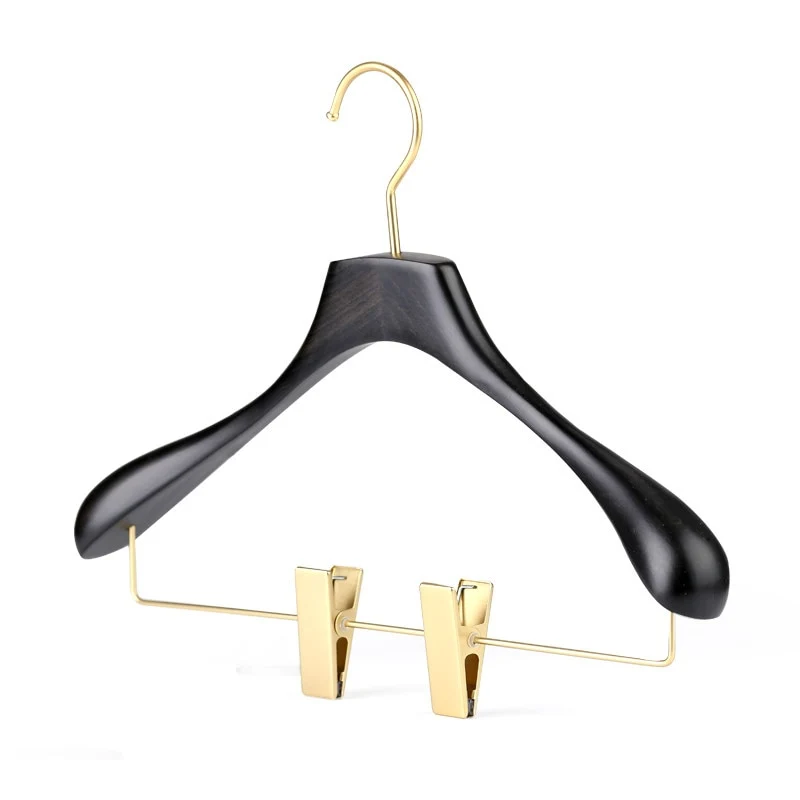 Cintre Pince Bois Noir