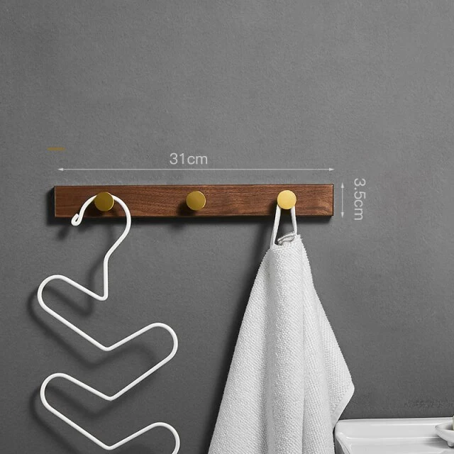 Patère Bois Salle de Bain