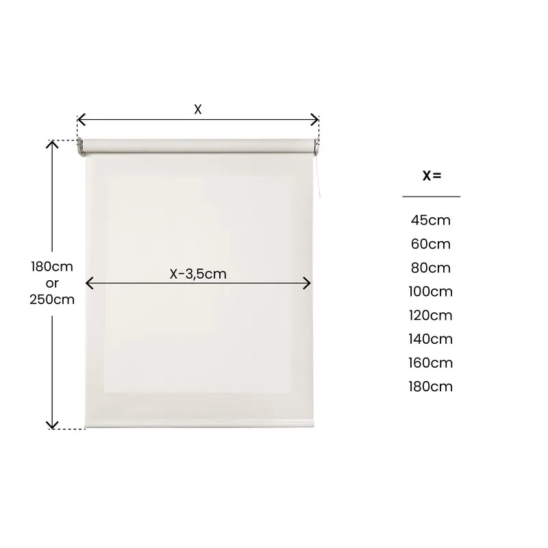 Store enrouleur Screen PRO Solar Motorisé Blanc