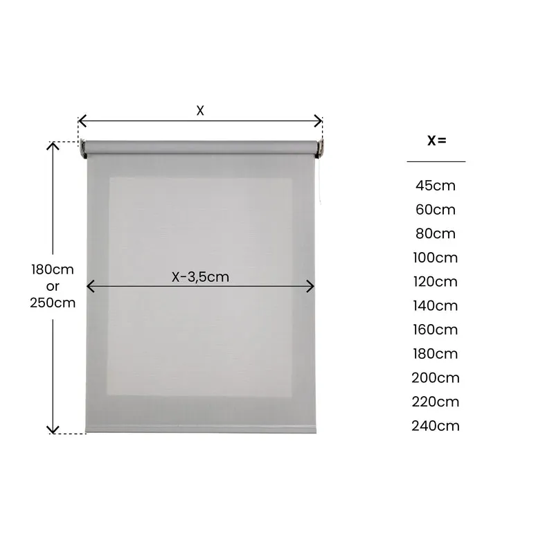 Store enrouleur Screen PRO Solar Motorisé Gris