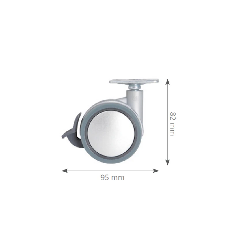 Roulette pivotante x1