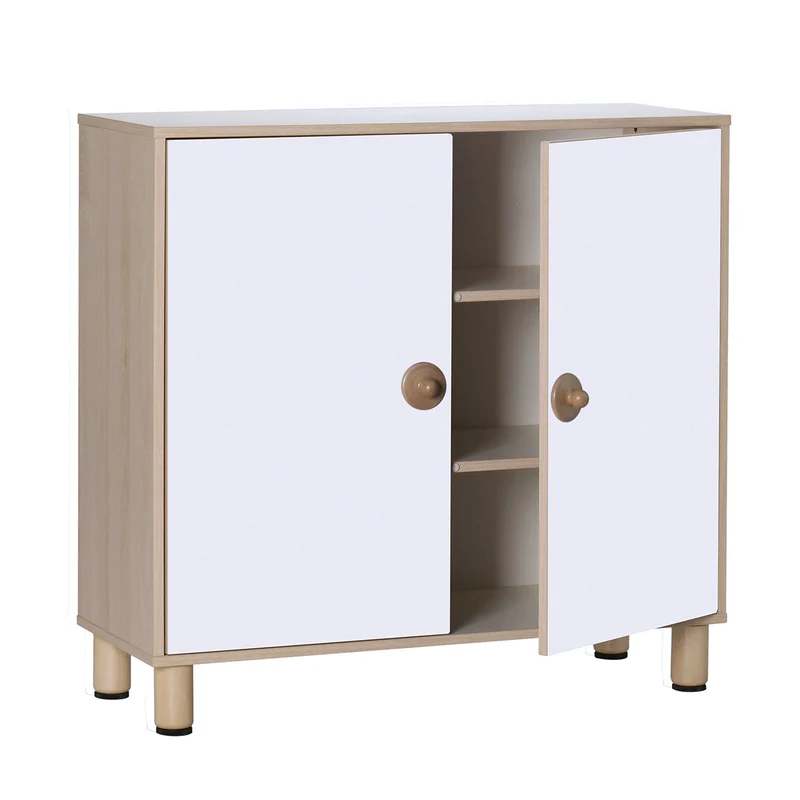 Armoire à 3 niveaux 105 cm avec portes