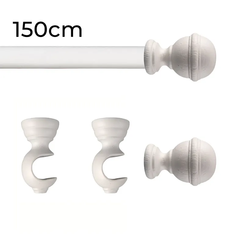 Tringle à rideau Ø30mm Sphère Installation au plafond