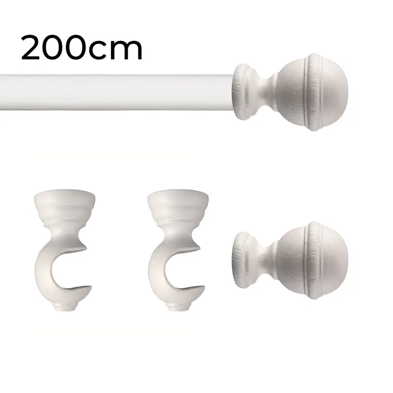 Tringle à rideau Ø30mm Sphère Installation au plafond