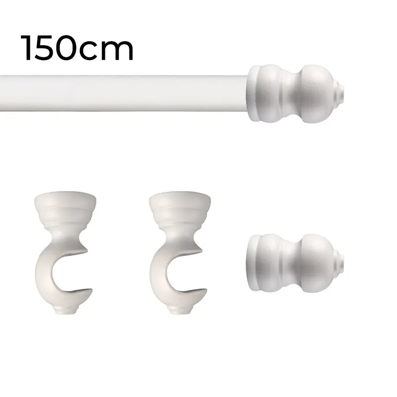 Tringle à rideau Ø30mm Classique Installation au plafond