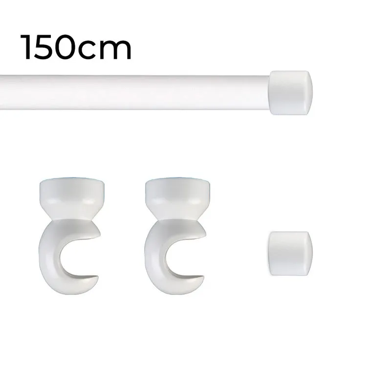 Tringle à rideau Ø22mm Bouchon Installation au plafond