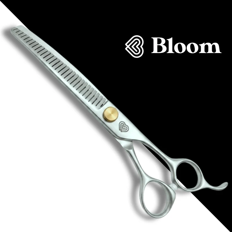 BURNING ☆ Blenders Courbes 30 dents / 18cm ☆ Ciseaux Bloom