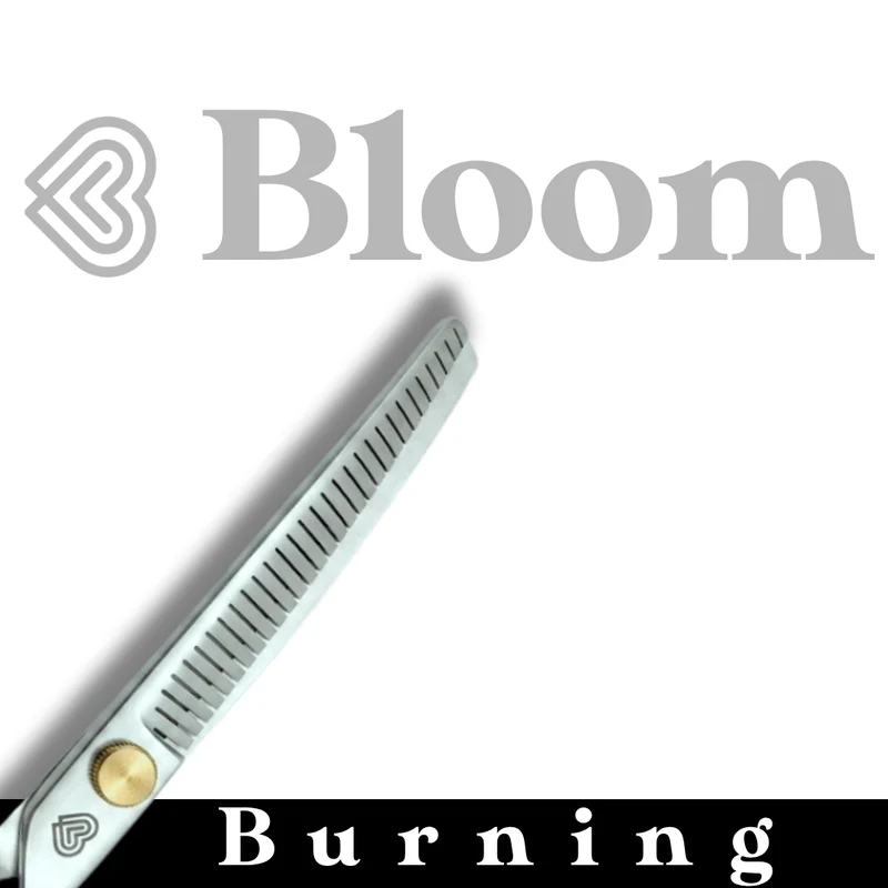 BURNING ☆ Blenders Courbes 30 dents / 18cm ☆ Ciseaux Bloom