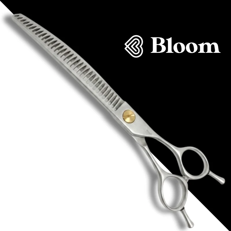 MUGEL ☆ Chunkers Courbes 33 dents / 19cm ☆ Ciseaux Bloom