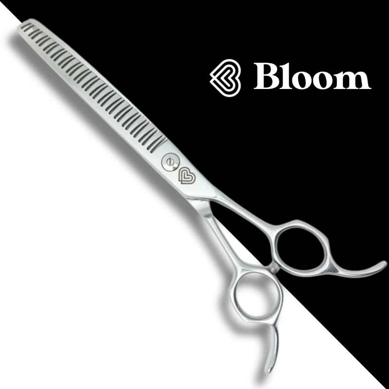 NUNCA ☆ Chunkers Courbes 32 dents / 18cm ☆ Ciseaux Bloom