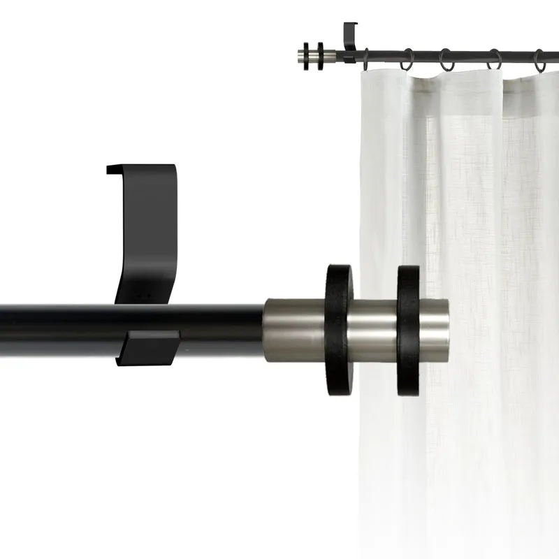 Tringle à rideau Ø22mm Cerceaux Avec anneaux Installation au plafond