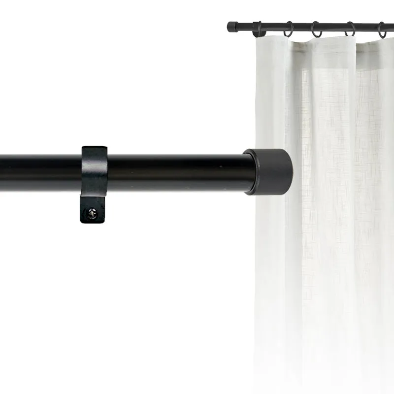 Tringle à rideau Ø22mm Bouchon Avec anneaux Installation au mur