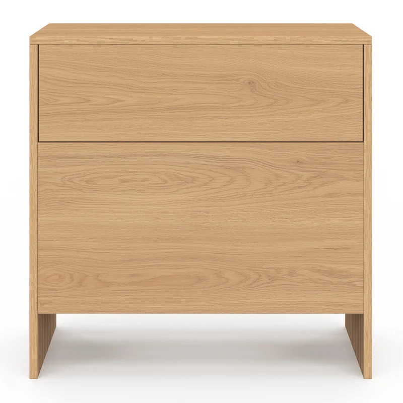 Table d'appoint mini bar Faustine bois et effet lattes