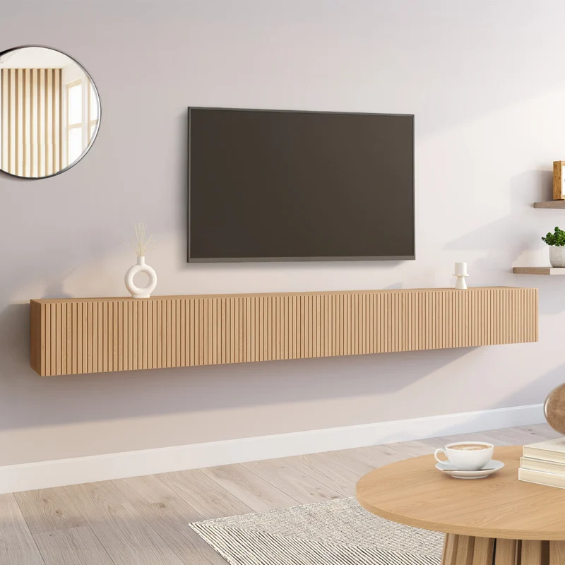 Meuble TV suspendu Albane 270cm