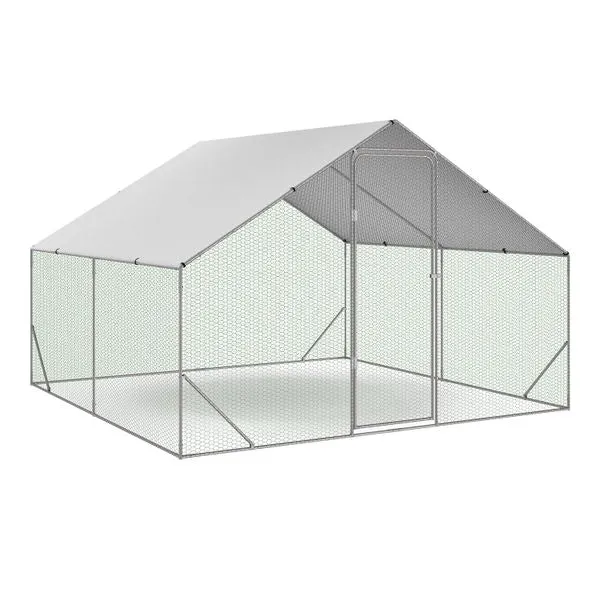 Enclos grillagé pour poules 9m² - 3x3m