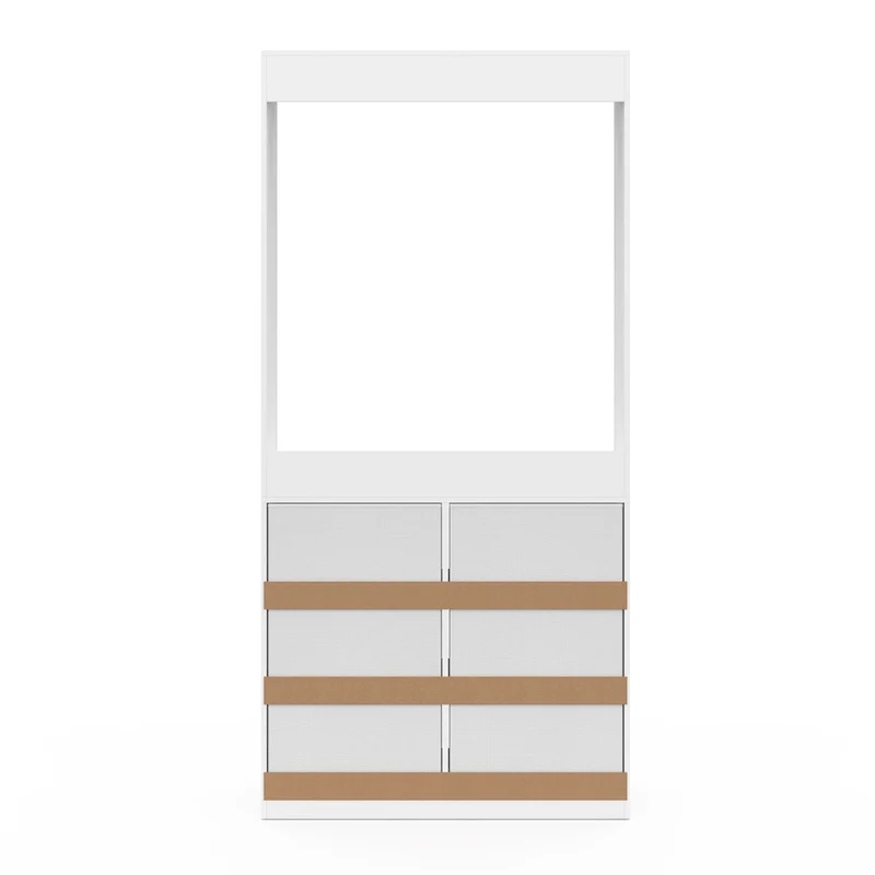 Dressing Uma blanc 6 tiroirs
