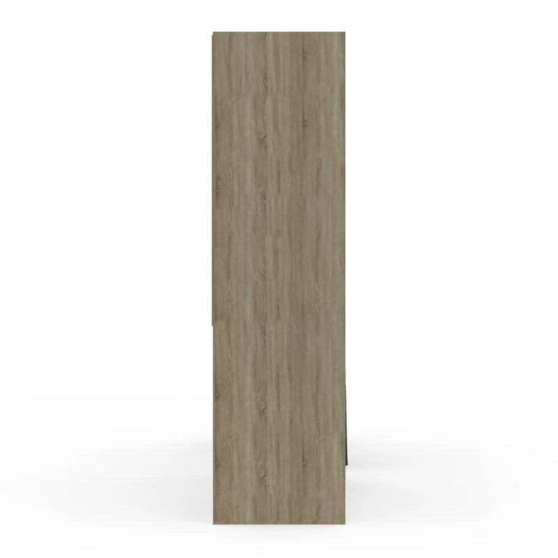 Dressing Justine extensible 120-180cm 5 tiroirs effet bois