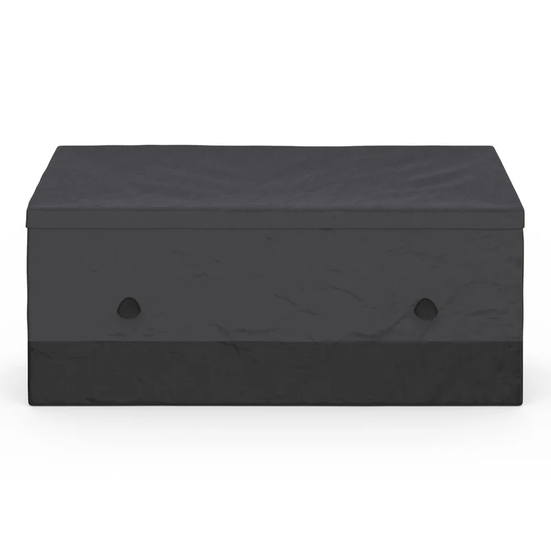 Coffre de rangement pour extérieur gris anthracite avec bâche 600L