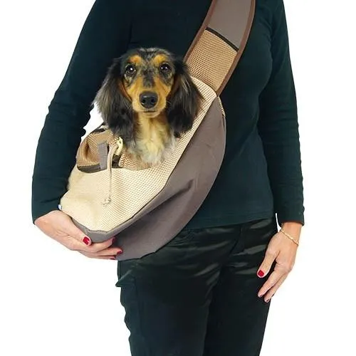 Sac Transport Bandoulière Chien & Chat "MOKA" 50x18x29cm