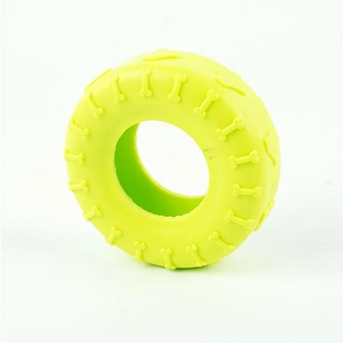Jeu Chien en forme de Pneu Caoutchouc