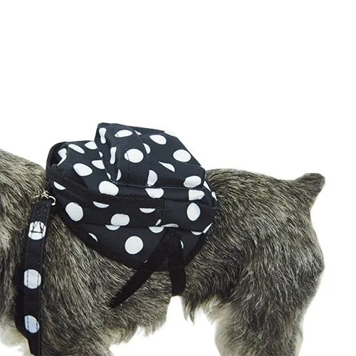 Pink Polka Dot Backpack - Petit Size Breeds