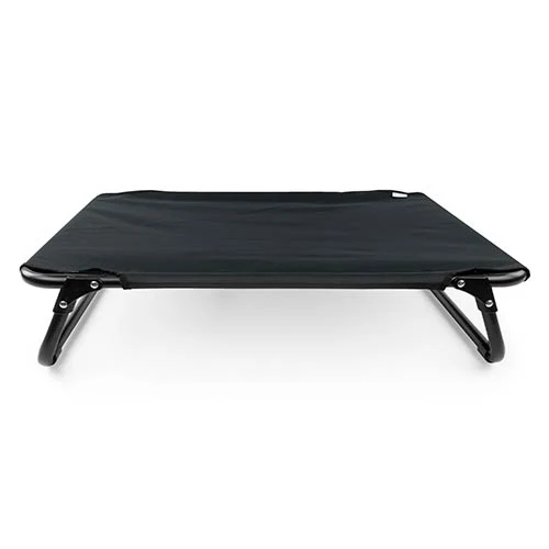 Lit Pour Chien Surelevé "ON Top" Grand Confort Noir