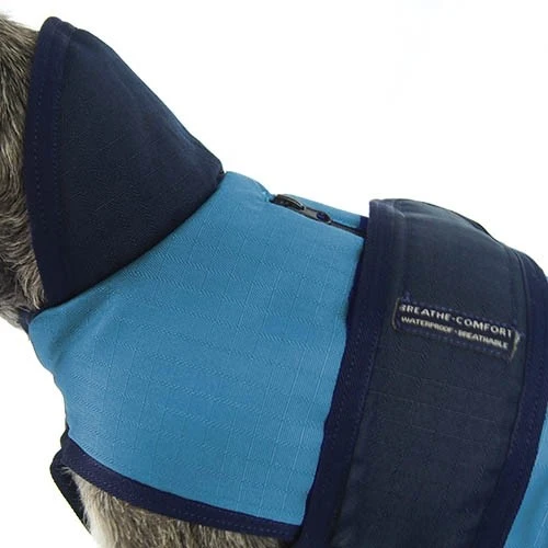 Manteau Chien Bleu Zip Breathe Comfort