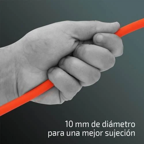Polyurethane Chien Arrondi Tracking Laisse Without Handle 6m Fluorescent Yellow