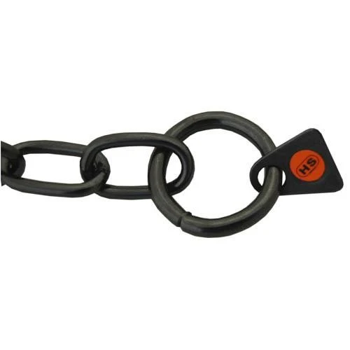 Collier à chaîne en acier inoxydable noir