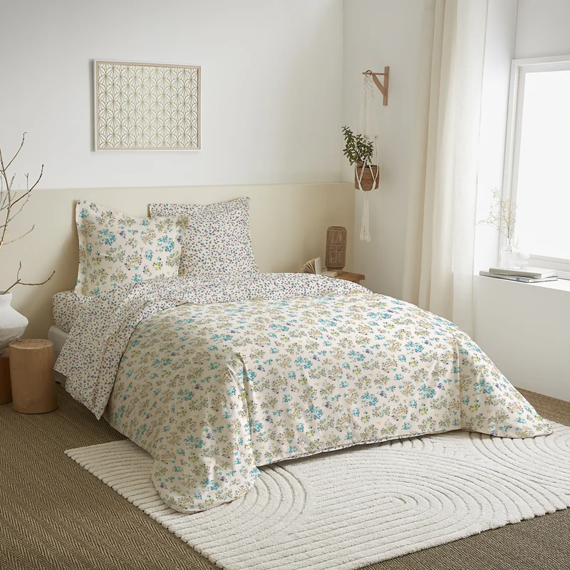 Pack Complet Housse de couette Imprimé 260 x 240 cm - Drap housse 160 x 200 cm 5 modèles au choix