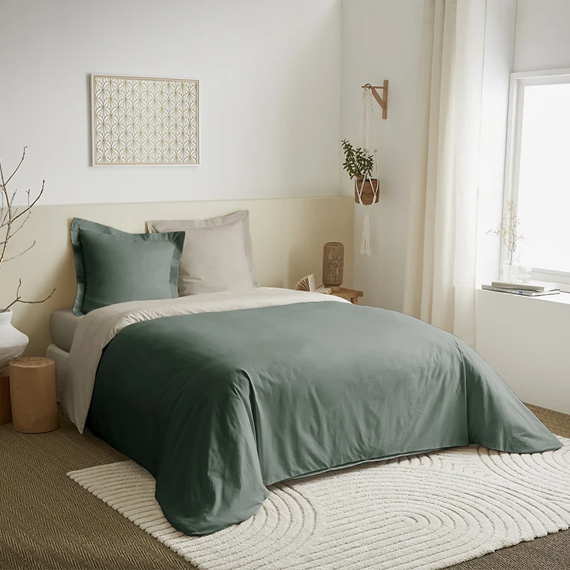 Pack Complet Housse de couette Imprimé 240 x 220 cm - Drap housse 140 x 190 cm 9 modèles au choix