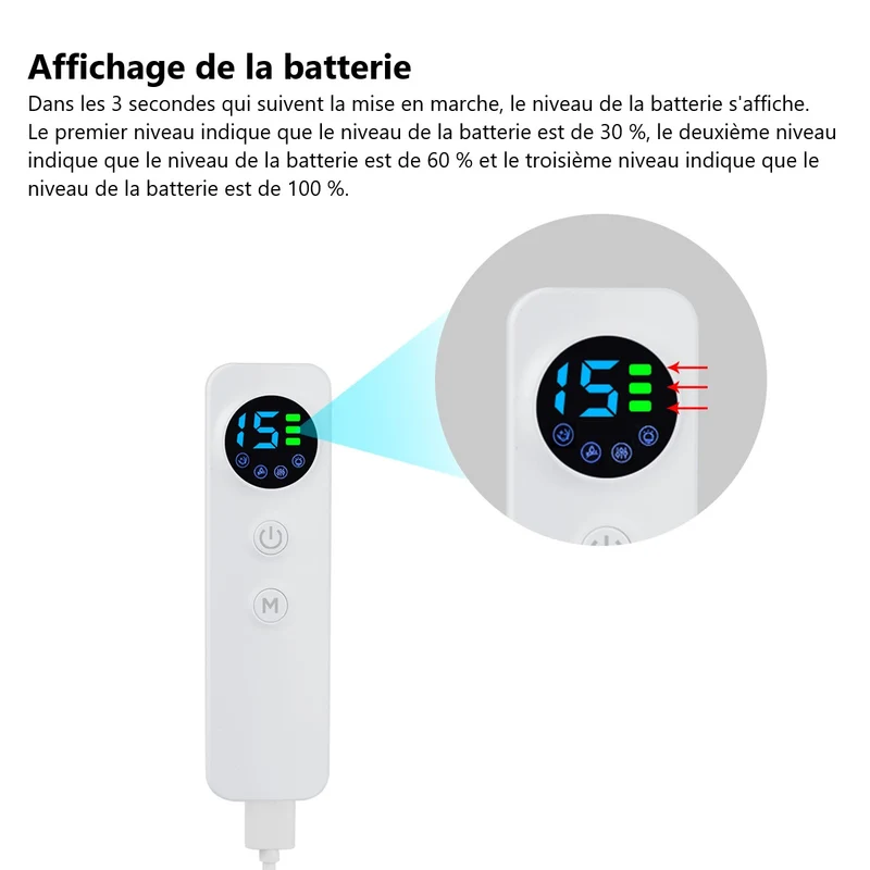 Masque LED visage 4 couleurs avec télécommande