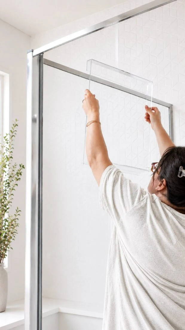 Clear Acrylic Shower Shelf